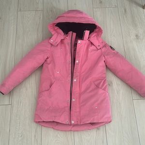 Moose Knuckles Kids Down Parka with Hood